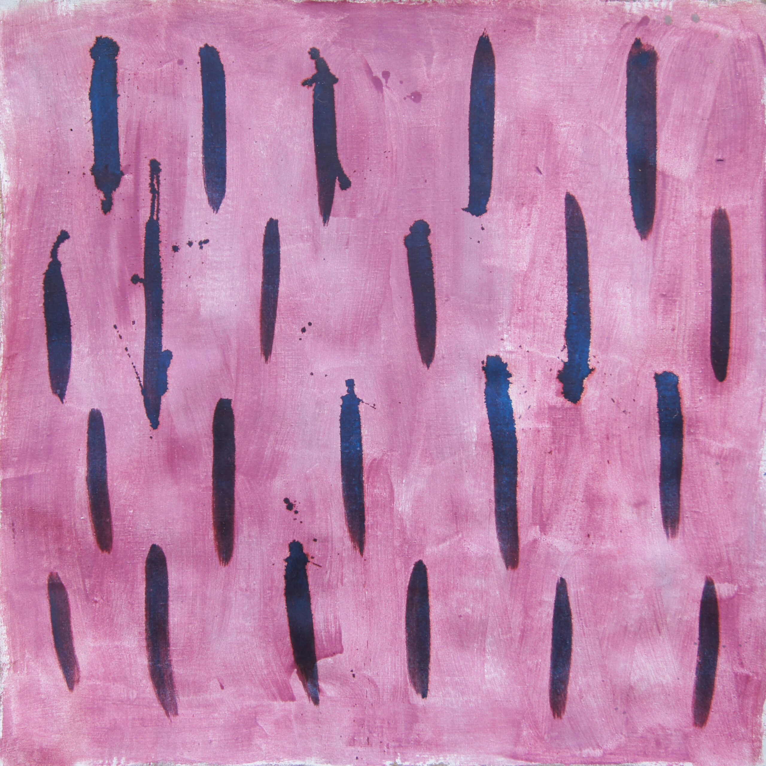 0216 - bez tytułu, 1985, akryl, olej-płótno, 132 x 132 cm