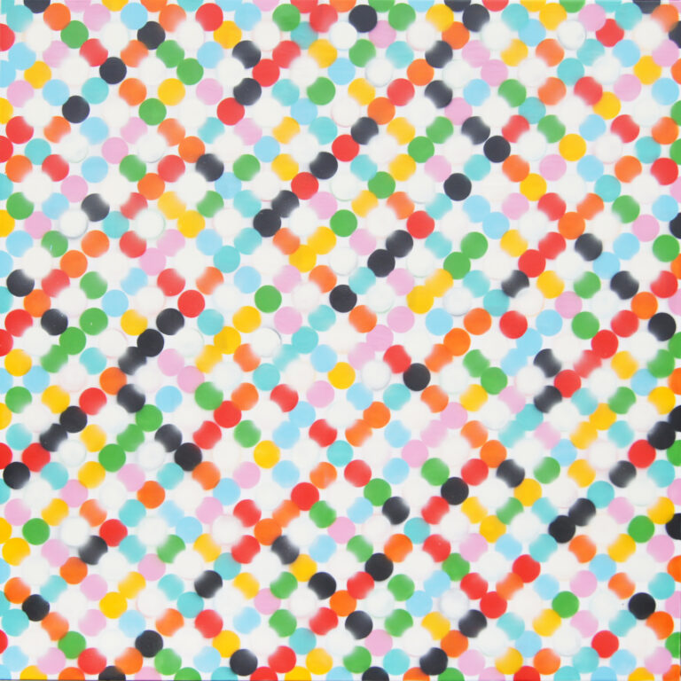 0463 - bez tytułu, 2012, akryl-płótno, 180 x 180 cm