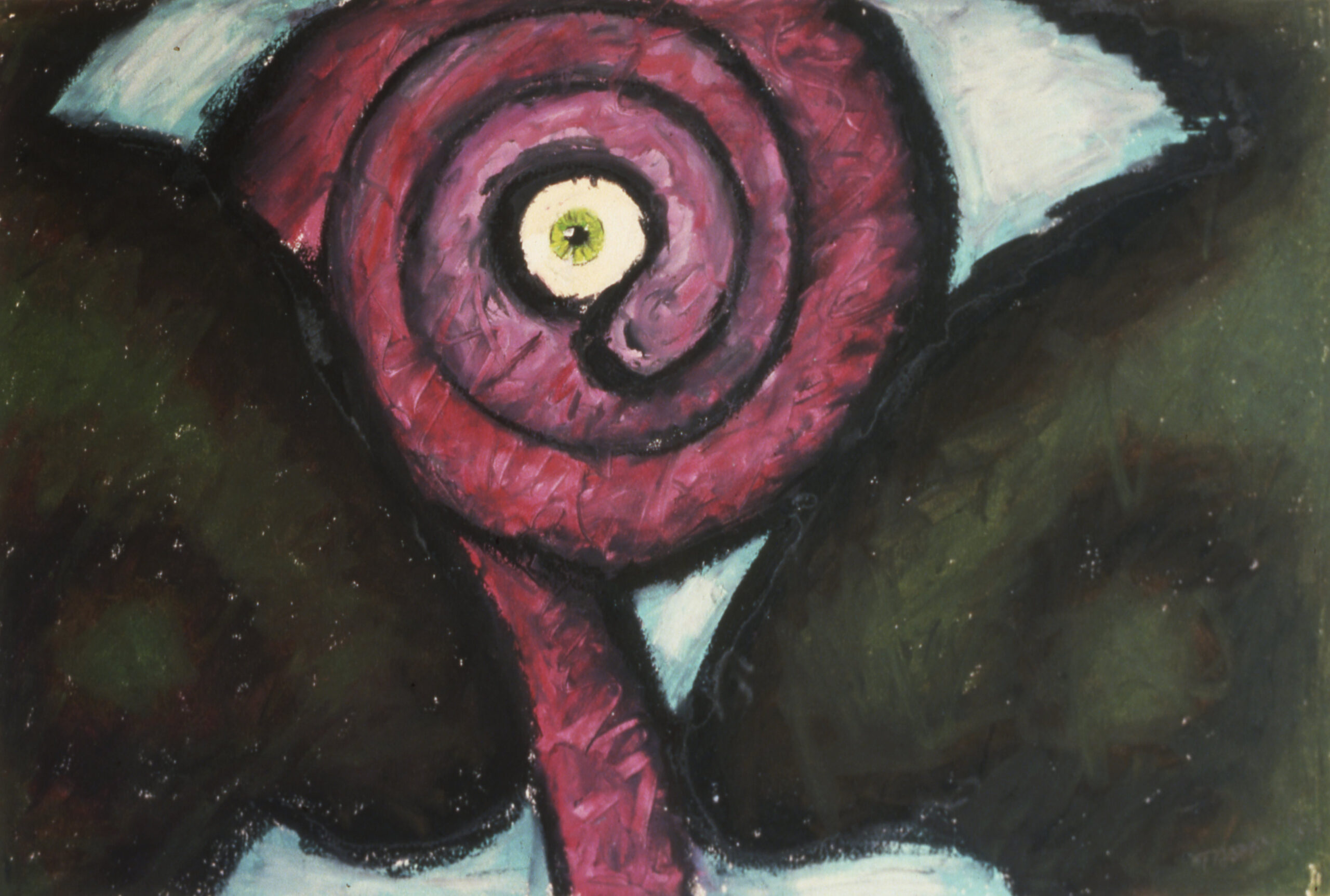 bez tytułu, 1989, pastel tłusty-papier, fot z taszycki 02