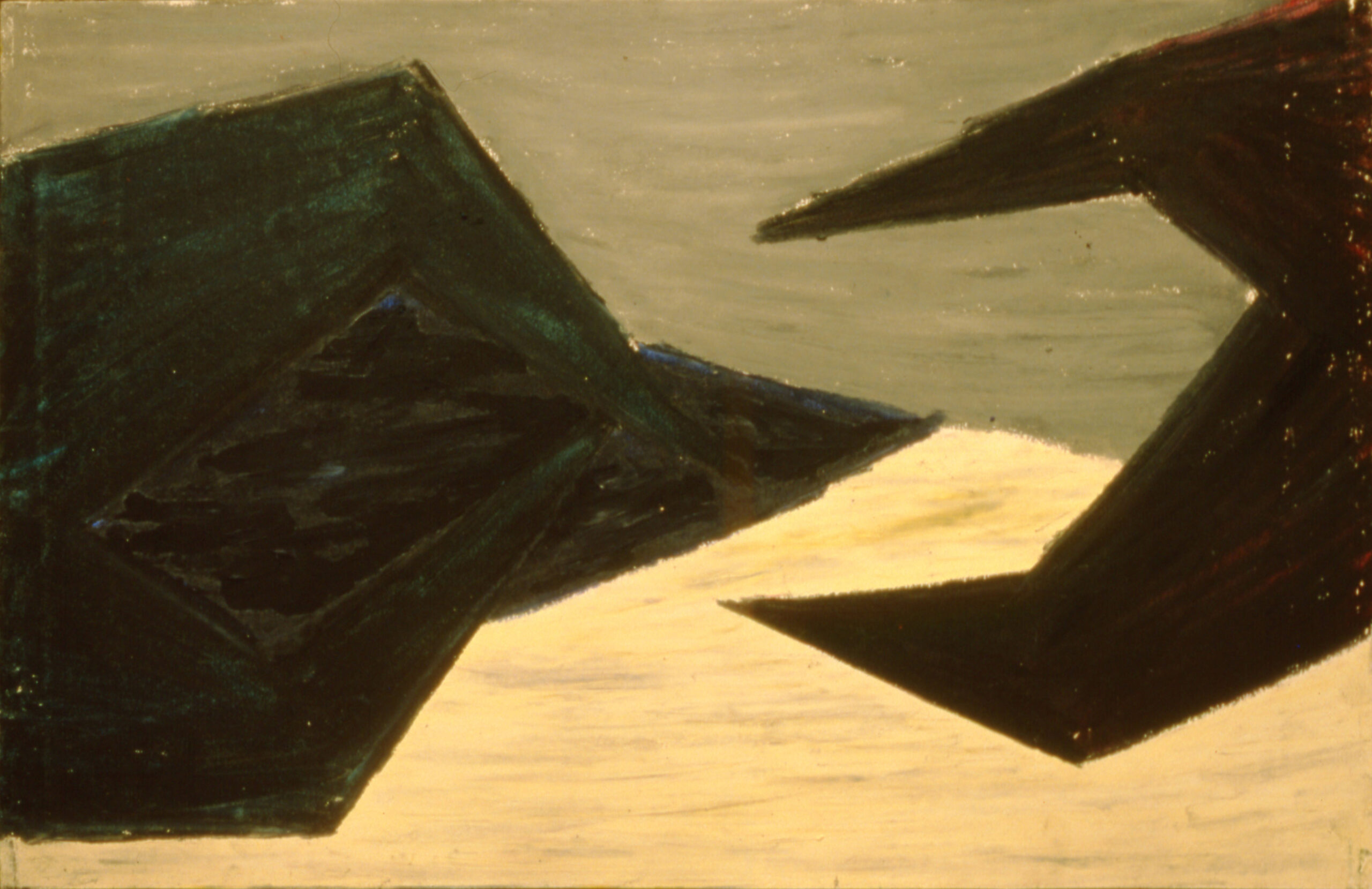 bez tytułu, 1989, pastel tłusty-papier, fot z taszycki 04