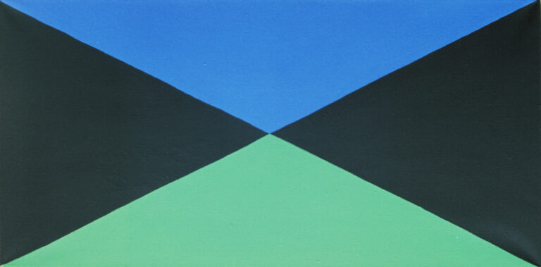 0418 - bez tytułu, 2002, akryl-płótno, 45 x 90 cm