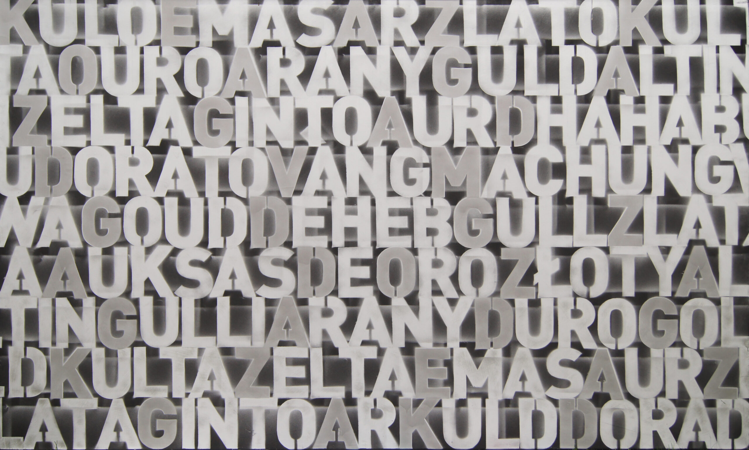 0486 - bez tytułu, 2011, akryl-płótno, 180 x 300 cm