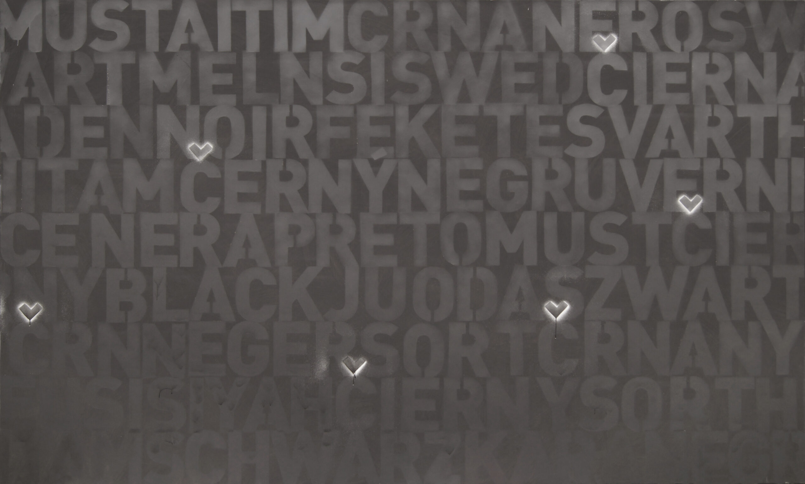 0489 - bez tytułu, 2011, akryl-płótno, 180 x 300 cm