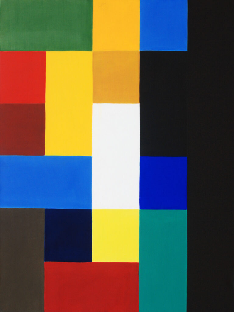 bez tytułu, 2001-2002, akryl-płótno, 97 x 130 cm